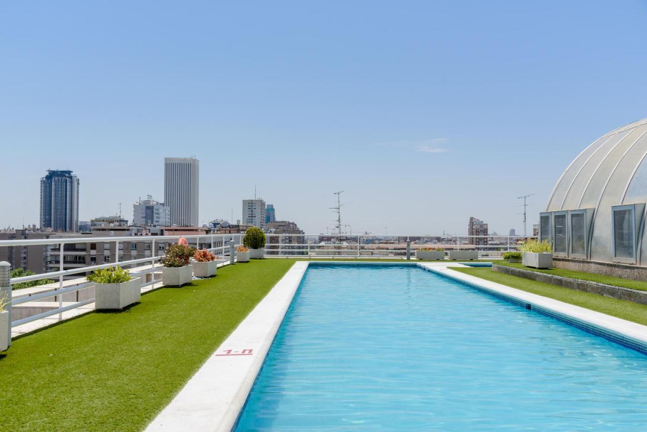Ferienwohnung Charming Eurobuilding Skyline Madrid Exterior foto